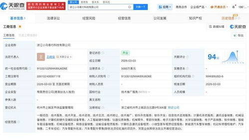 小馬智行加速布局，在浙江成立新科技公司專注信息技術咨詢服務